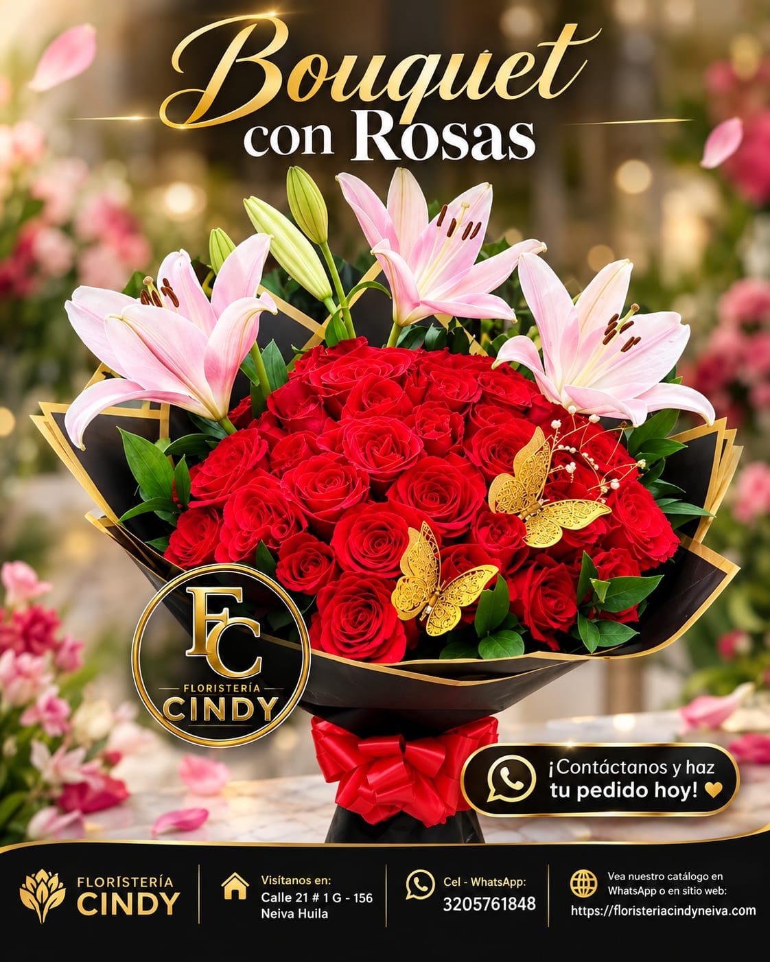 Bouquet, Arreglo de mano