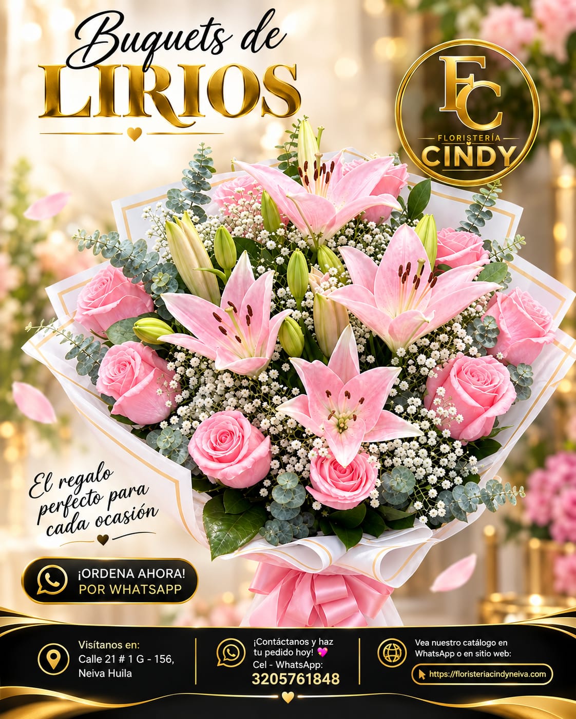 Bouquet, Arreglo de mano